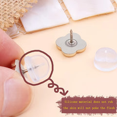 10pcs Anti-walking Buckle Shirt Collar Fixed Brooch Button