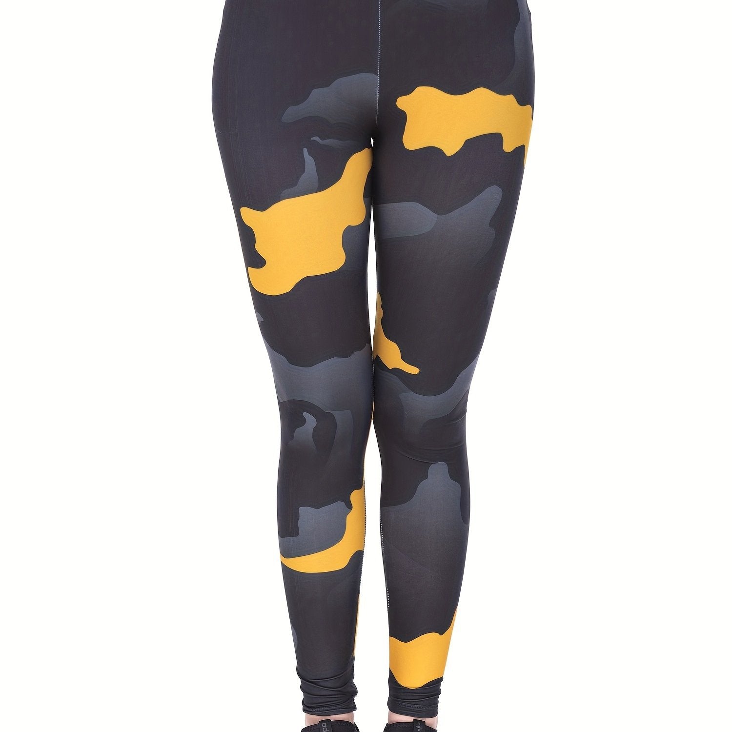 Camouflage Print Leggings High Waist Skinny Leggings