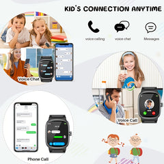 Kids Smart Watch Games Alarm IP68 Waterproof Step Calorie Tracker Fitness