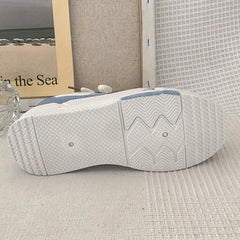 Women's Star Pattern Chunky Sneakers Comfortable Non slip Sports Shoes