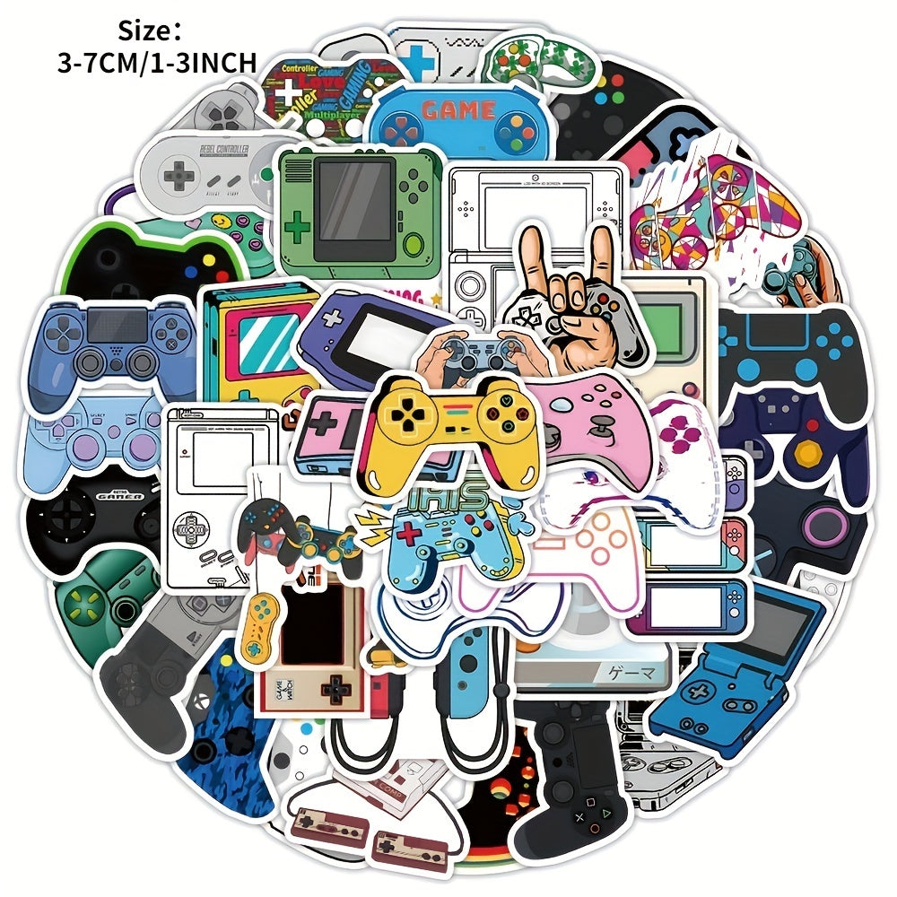 50 Game Controller Series Waterproof Stickers DIY Creative Toys