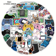 50 Game Controller Series Waterproof Stickers DIY Creative Toys
