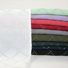 Boho Geometric Pattern Turban Chiffon Hijab