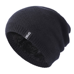 Men's Winter SPORT Plus Fleece Beanie Ear Protection Knitted Hat
