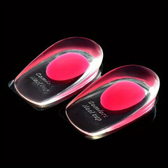 2pcs Soft Silicone Gel Heel Pad Insoles Pain Relief Foot Cushion