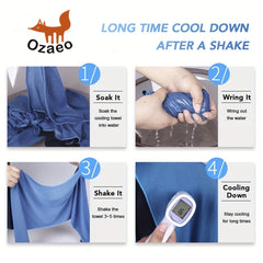 Microfiber Cooling Towel for Gym Travel Yoga Camping Running Outdoor Sport