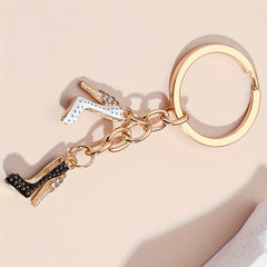 High Heel Keychain Key Ring Purse Bag Charm Pendant Accessory Gift