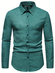 Men's Semi-Formal Long Sleeve Shirt