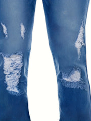 Flared Leg High Stretch Jeans