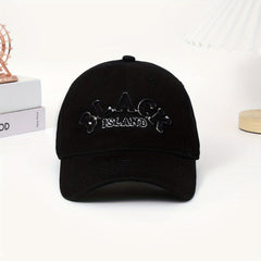 Retro Washed Letters Embroidery Baseball Cap