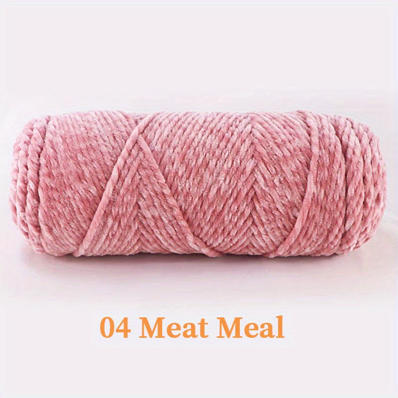 Velvet Yarn Soft And Skin Friendly Crocheting Knitting Hand Weaving DIY 200g