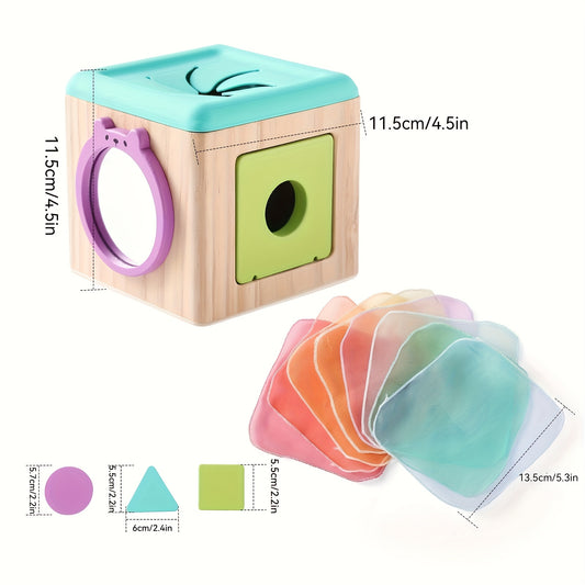Wooden Shape Matching Recognition Mirror Toy