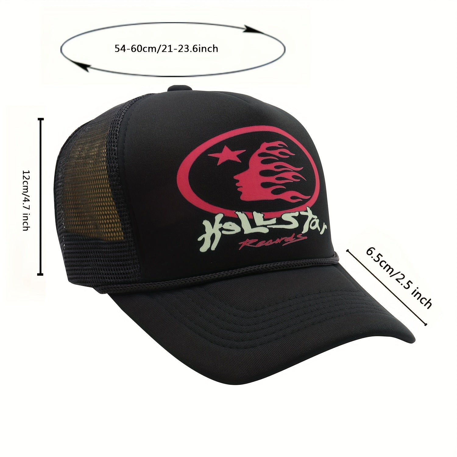 Hellstar Trucker Hat Flame Baseball Cap