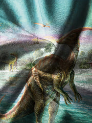3D Dino Print Short Sleeve T shirt Kids Summer Clothes