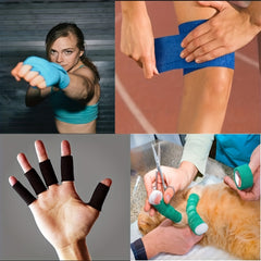 6pcs Non Woven Elastic Bandage for Sports Boxing Self Adhesive Strap
