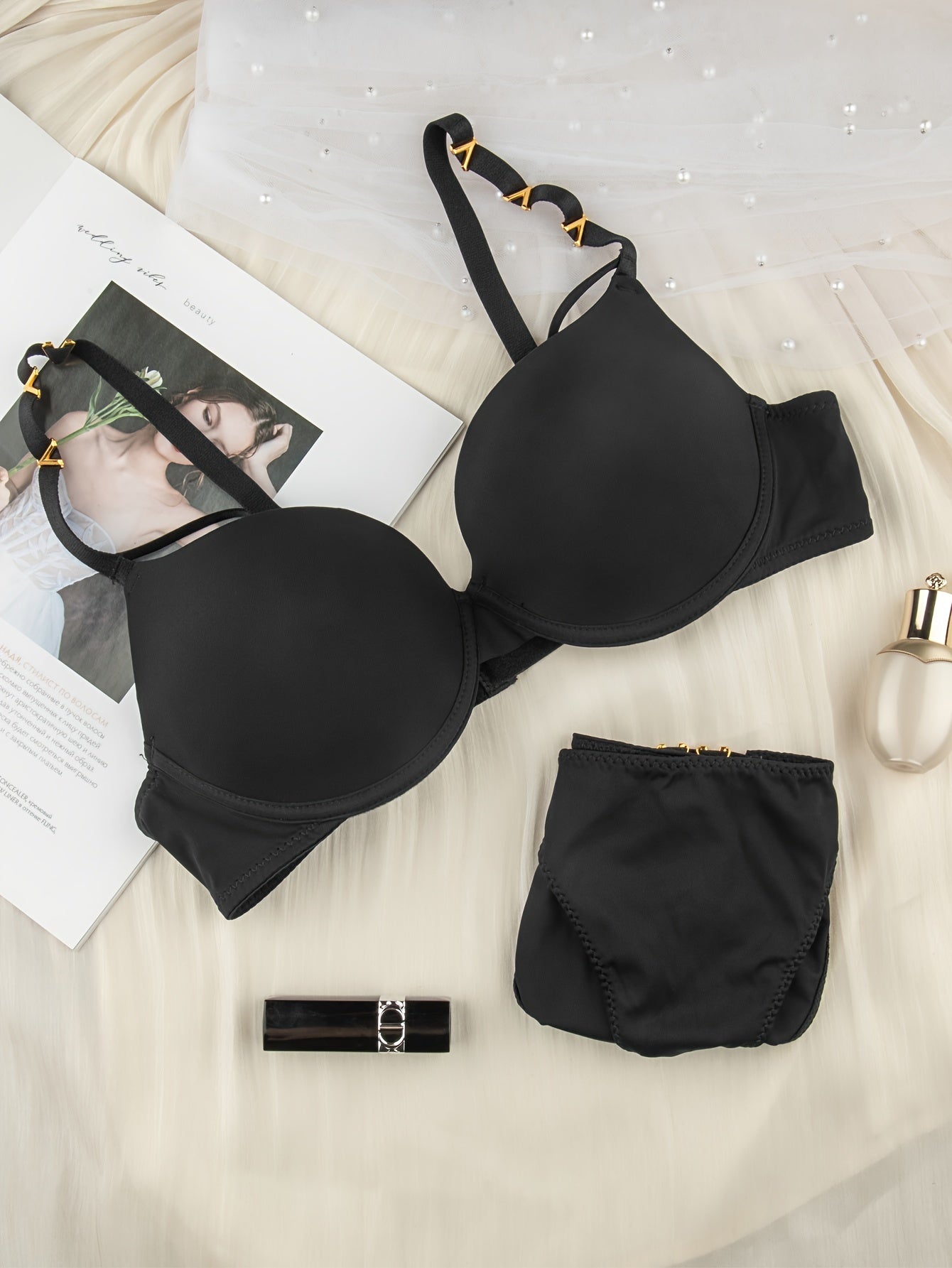 Push Up T Shirt Bra & Panties Set