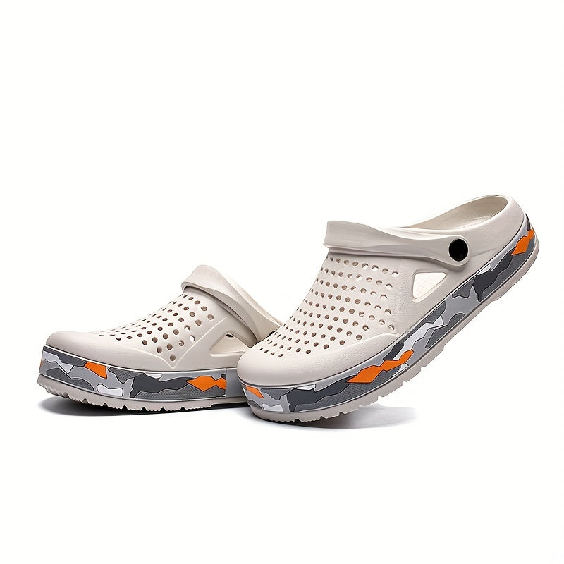 Men's Camouflage Clogs Garden Shoes Lightweight Sandals