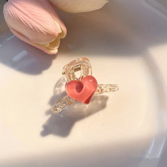 10pcs Heart Princess Claw Clip for Girls