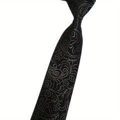 Men's Green Striped Tie Wedding NeckTie Suit