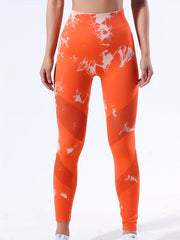 Tie Dye High Waist Sports Leggings Butt Lifting Yoga Pants
