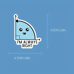 50pcs Math Sticker Phone Laptop Water Cup Waterproof Decoration Sticker