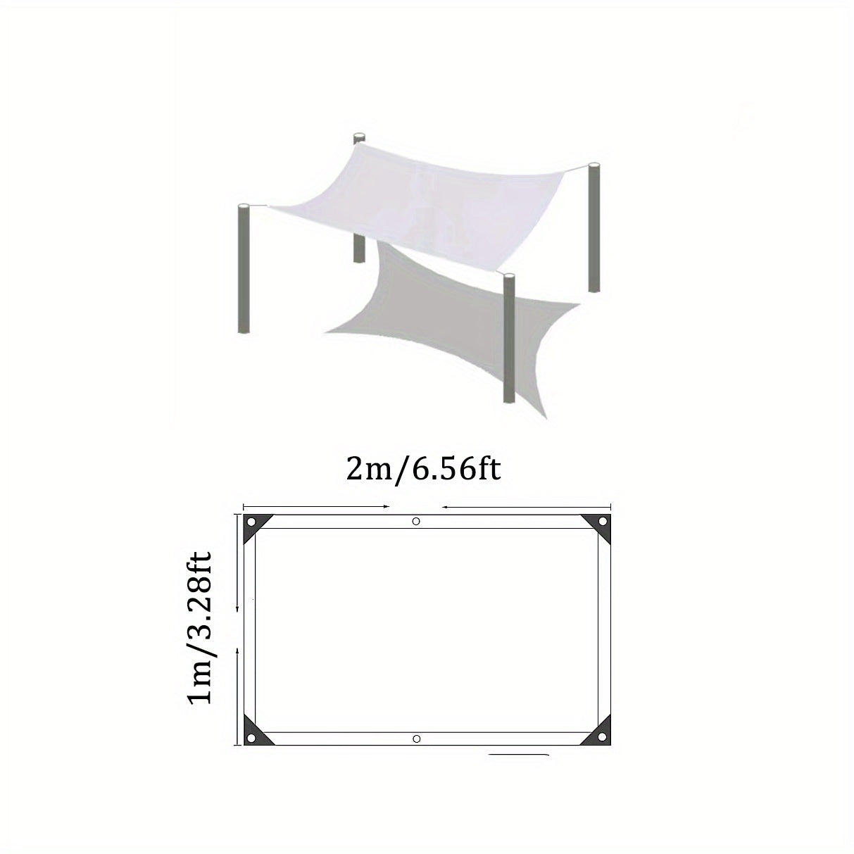 1pc Transparent Balcony Garden Insulation Rainproof Cover