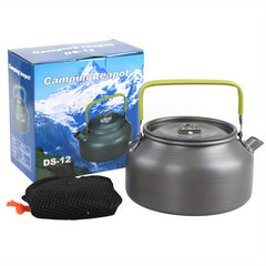 Aluminum Outdoor Kettle 1200ml Portable Tea Kettle for Camping