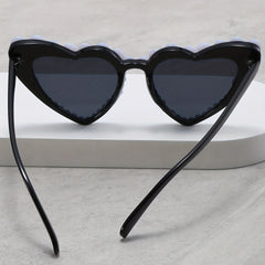 Heart Sunglasses Faux Pearl Love Theme UV400