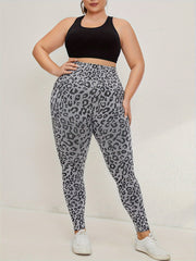 Leopard Print High Rise Leggings