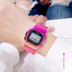 Kids Waterproof Chronograph Watch Colorful Contrast