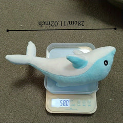 27 Dolphin Plush Toy Soft Stuffed Animal with Eyes Aquariums Home Decor