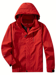 Men's Hooded Trench Coat Winter