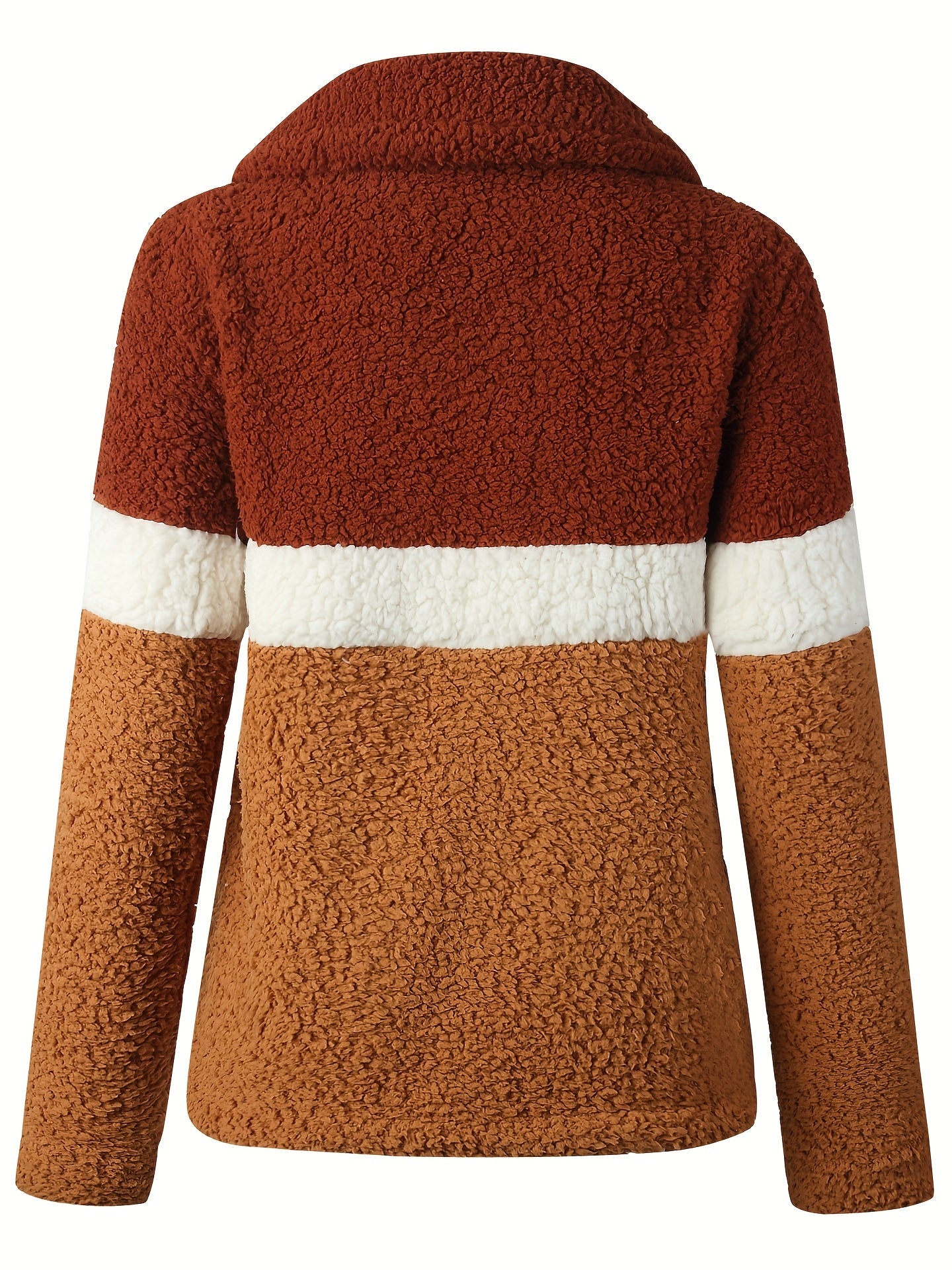 Patched Pockets Jacket Long Sleeve Fall Winter Casual