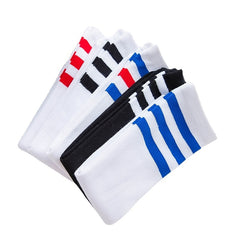 Striped Knee High Socks for Girls Winter Accessories