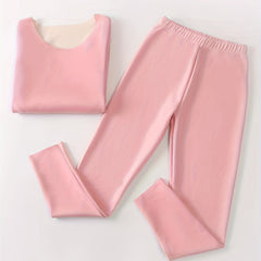 Women's Thermal Underwear Set Long Sleeve Crew Neck & Pants