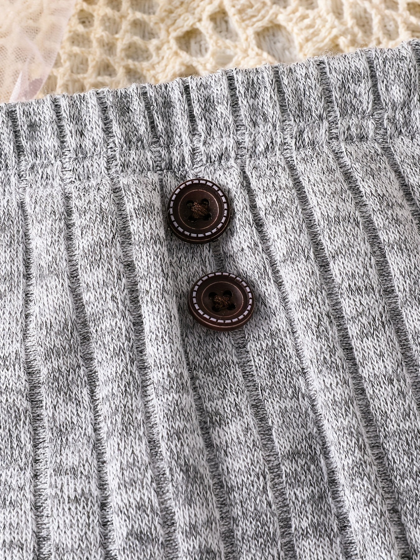 Baby Knit Ribbed Leggings 3pcs Set Spring Autumn Trousers