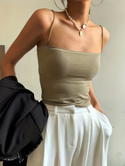 Sexy Bandeau Cami Top with Spaghetti Straps