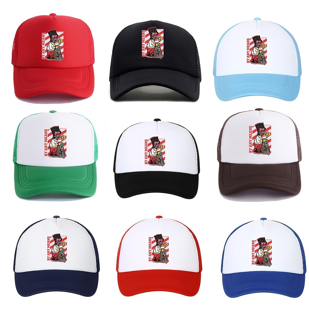 Unisex Sunshade Adjustable Baseball Cap For Outdoor Sport