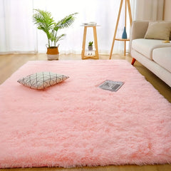 Soft Plush Shag Area Rugs - Fluffy Shaggy Floor Carpet