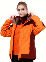 BEAUME 3-in-1 Winter Ski Jacket Waterproof & Windproof Outdoor Coats