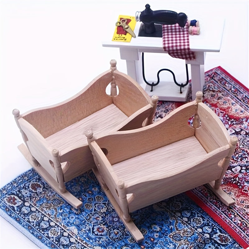 Dollhouse Rocking Chair Furniture Ornament