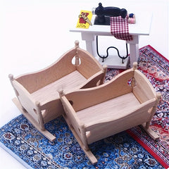 Dollhouse Rocking Chair Furniture Ornament