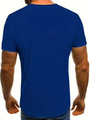 Stay Awake Pattern Print Men's Short Sleeve Comfy T-shirt