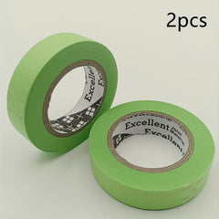 7pcs Green Paint Washi Tape 1.0in x 59ft - Protects Surface, Easy to Remove