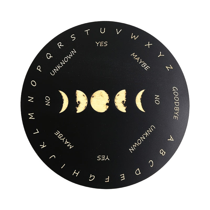 Wooden Solar System Divination Pendant Plate Probing Witchcraft Altar Supplies