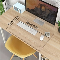Clear PVC Writing Desk Pad Heat Resistant Waterproof Durable Desk Protect Mat