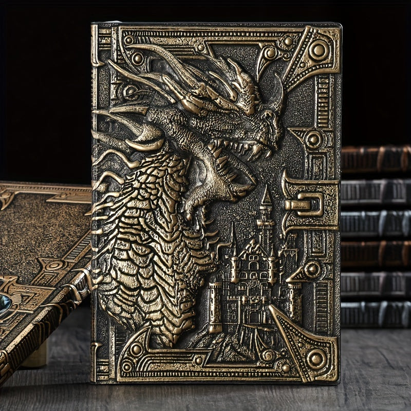 3D Dragon Relief Notebook for Holiday Gift