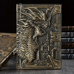 3D Dragon Relief Notebook for Holiday Gift