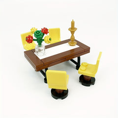 Stacking Blocks Dining Table Model Ornaments