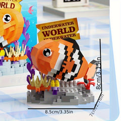 Marine Large Animal Building Blocks Toy Set